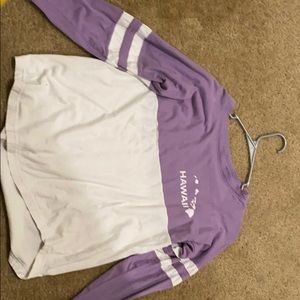 Purple Hawaiian shirt